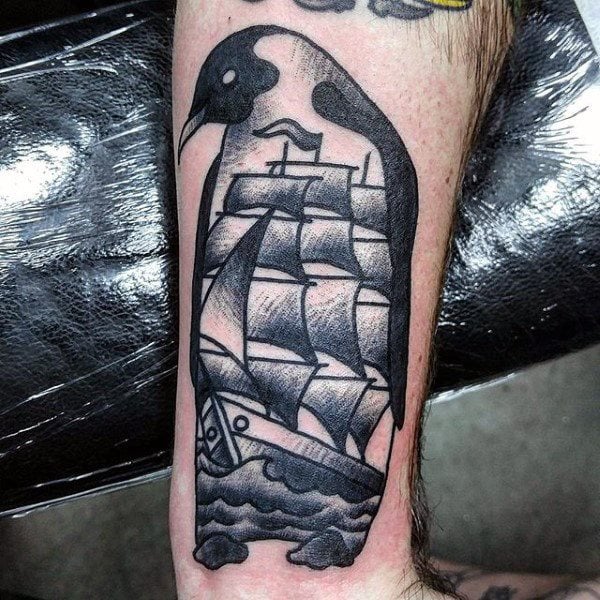 tatuaje pinguino 31