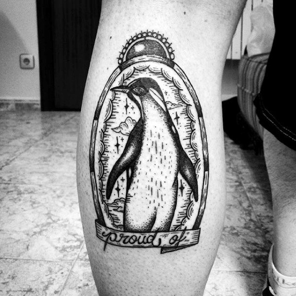 tatuaje pinguino 71