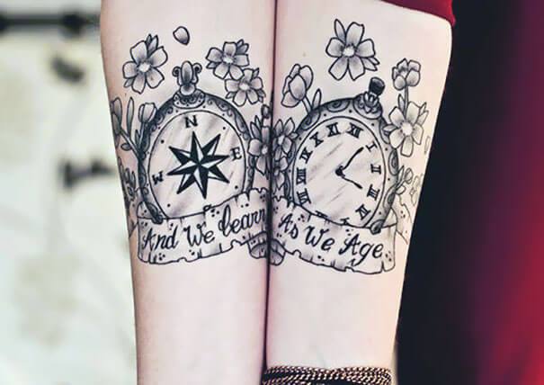 tatuaje para hermanas 1021