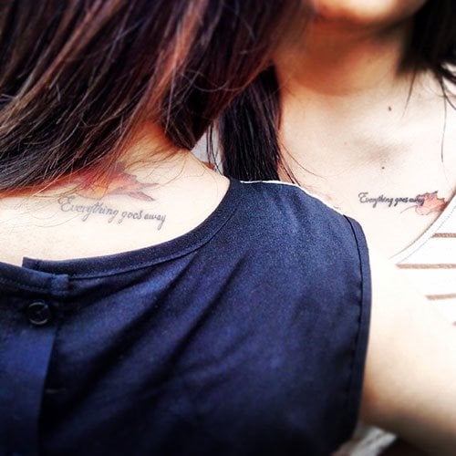 tatuaje para hermanas 1237
