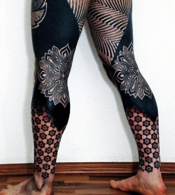 115 Tatuajes en la pierna para hombres y mujeres