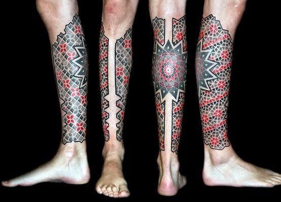 tatuaje pierna 381
