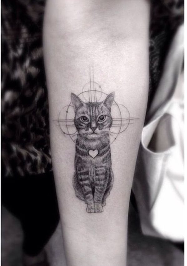 tattoo gato 33