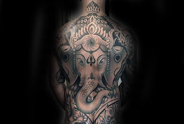 tatuaje dios ganesha 115