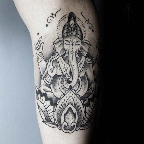 tatuaje dios ganesha 133