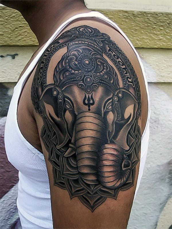 tatuaje dios ganesha 166