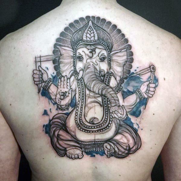 tatuaje dios ganesha 187