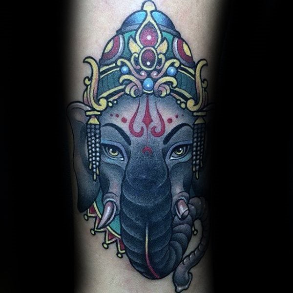 tatuaje dios ganesha 19