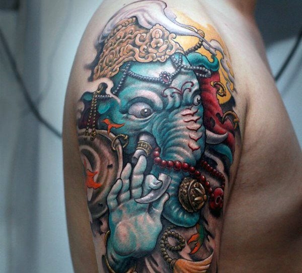 tatuaje dios ganesha 202