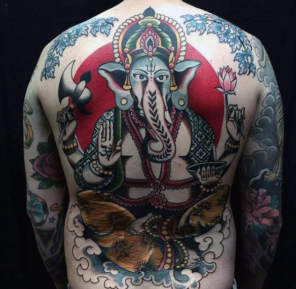 tatuaje dios ganesha 211
