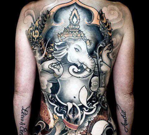 tatuaje dios ganesha 247