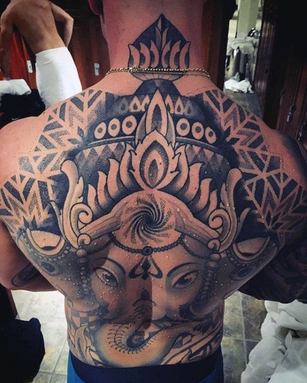 tatuaje dios ganesha 34