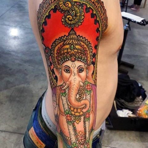 tatuaje dios ganesha 67