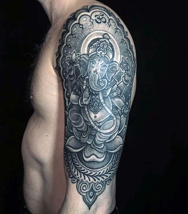 tatuaje dios ganesha 73