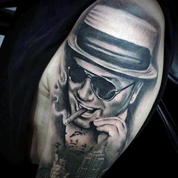 tatuaje gangster 13