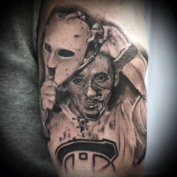 tatuaje hockey 91