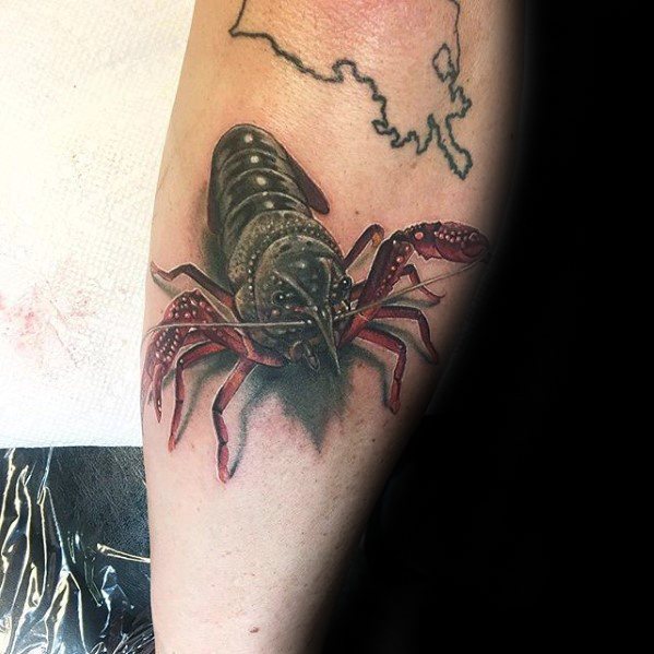 tatuaje cangrejo para hombre 01