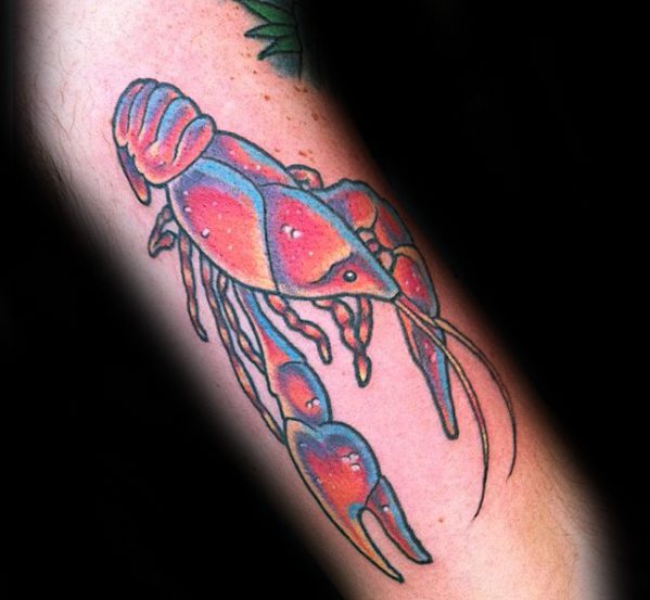 tatuaje cangrejo para hombre 10