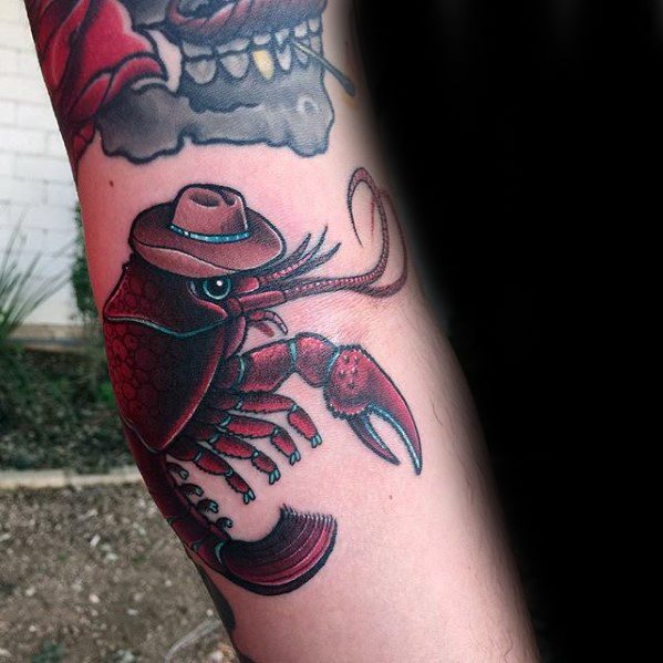 tatuaje cangrejo para hombre 14