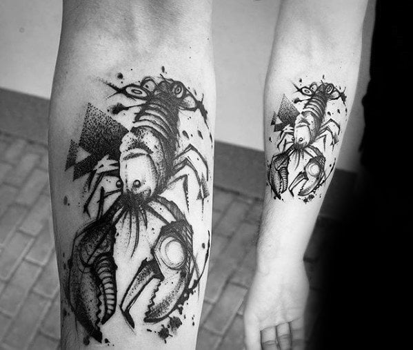 tatuaje cangrejo para hombre 26