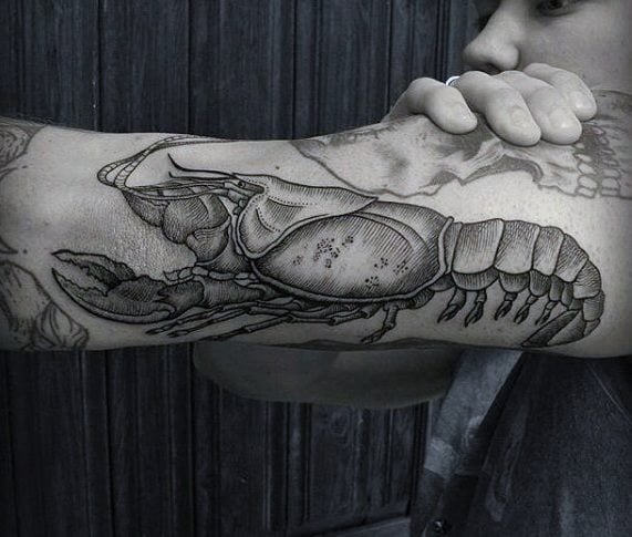 tatuaje cangrejo para hombre 28