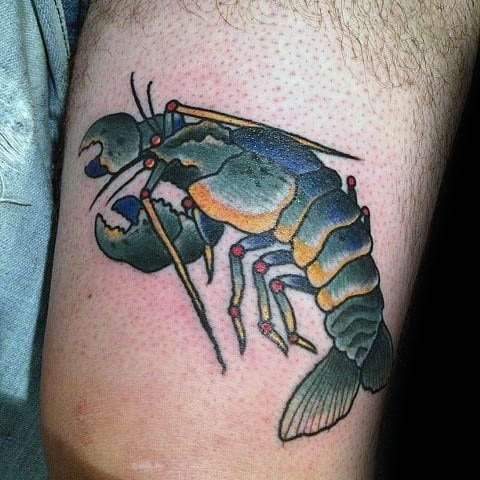 tatuaje cangrejo para hombre 37