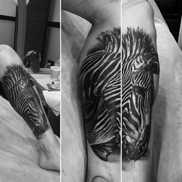tatuaje cebra para hombre 03