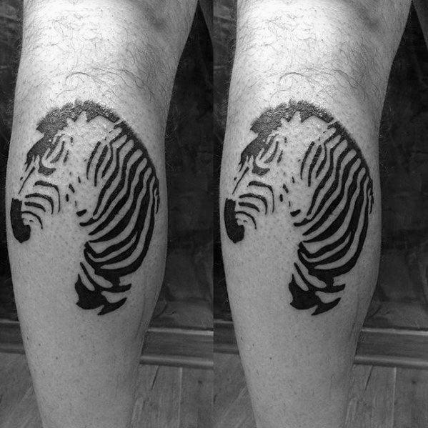 tatuaje cebra para hombre 14