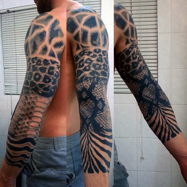 tatuaje cebra para hombre 27