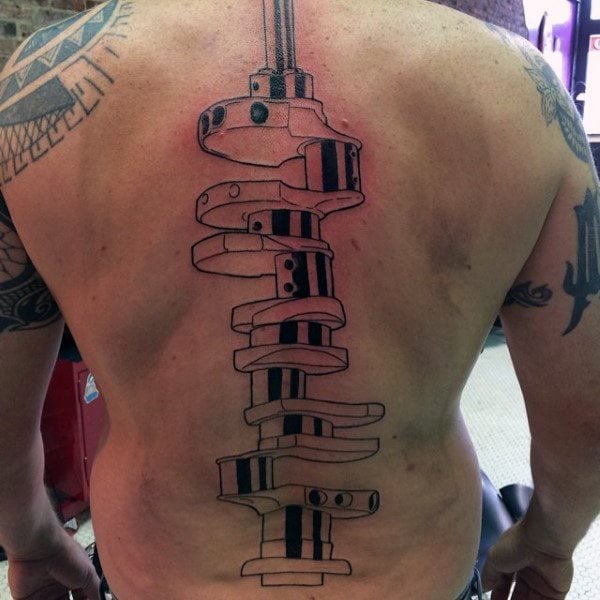 tatuaje columna vertebral para hombre 38