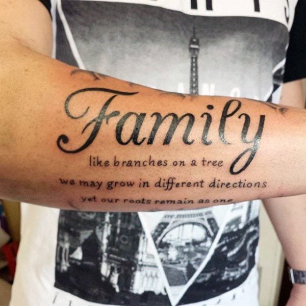 tatuaje de familia para hombre 36