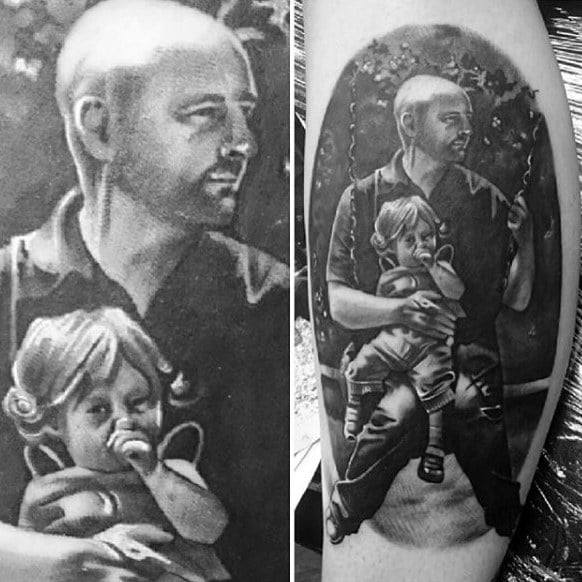 tatuaje de familia para hombre 77