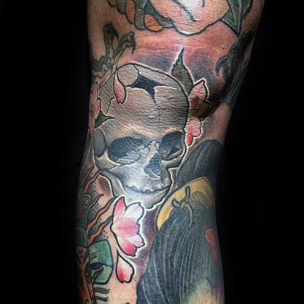tatuaje flores del cerezo japonesas para hombre 86