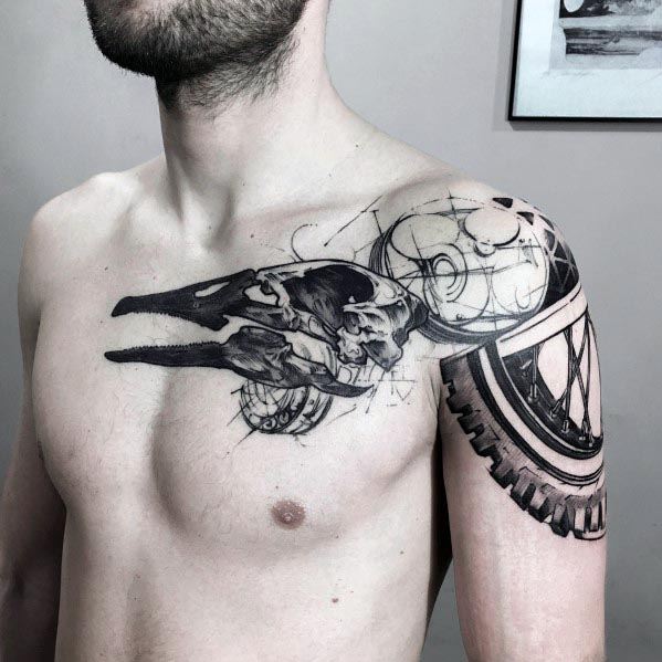 tatuaje ganso para hombre 28