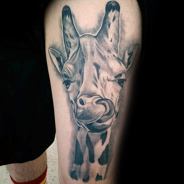 tatuaje jirafa para hombre 27