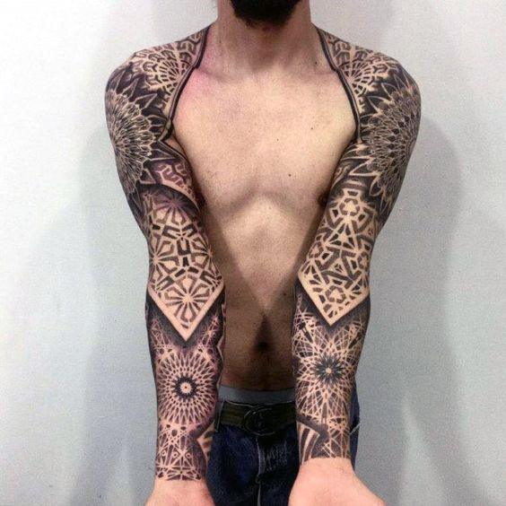tatuaje mandala para hombre 29