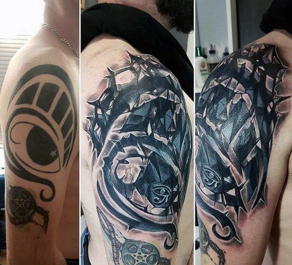 tatuaje para cubrir otro en hombre 13