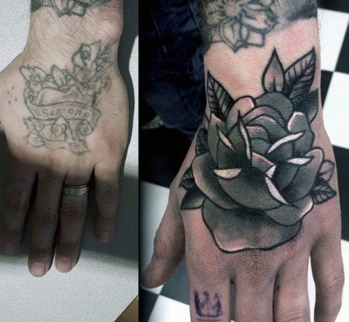 tatuaje para cubrir otro en hombre 54