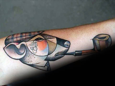 tatuaje rata para hombre 24