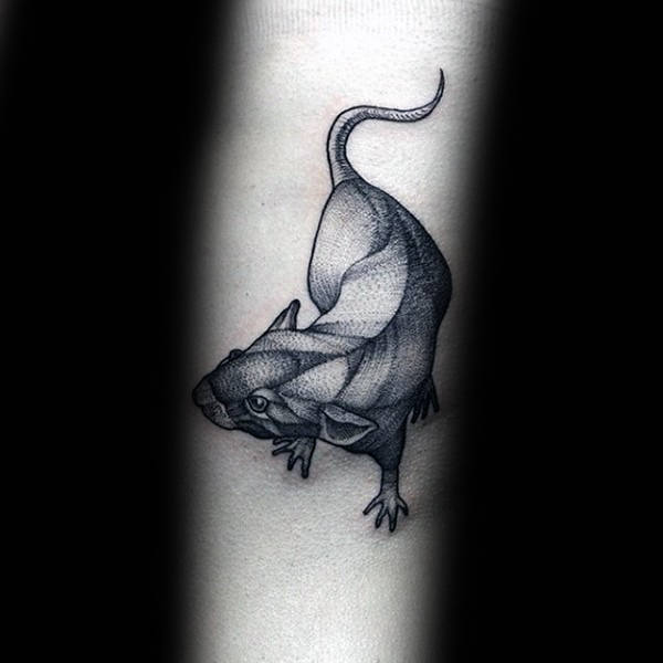 tatuaje rata para hombre 53