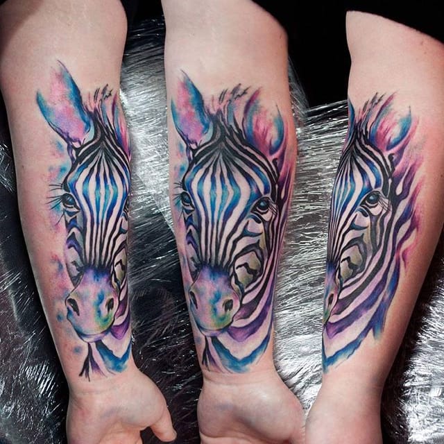 tatuaje cebra 154