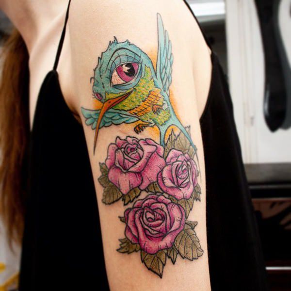 tatuaje colibri 350
