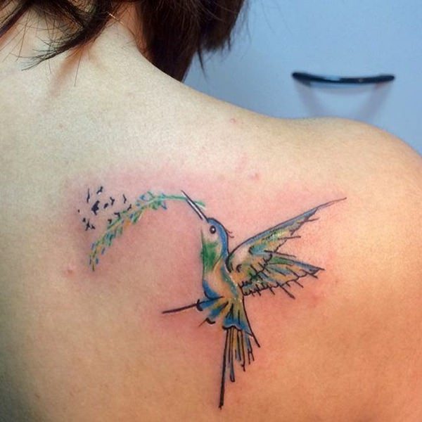 tatuaje colibri 458