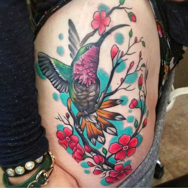 tatuaje colibri 474