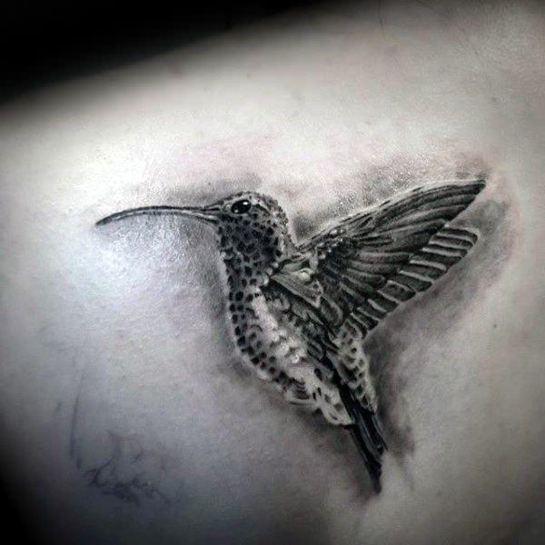 tatuaje colibri 666