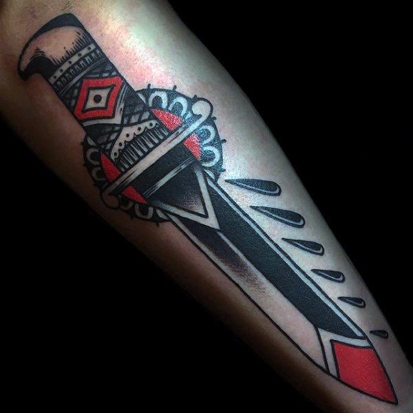 tatuaje cuchillo 254