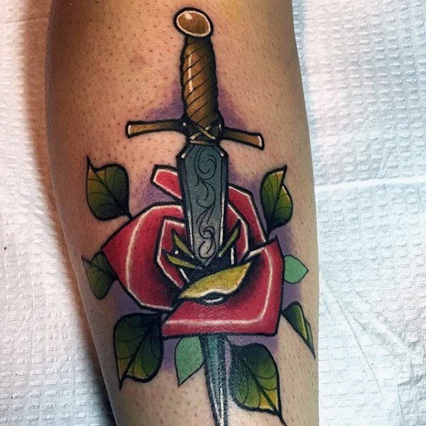 tatuaje cuchillo 358
