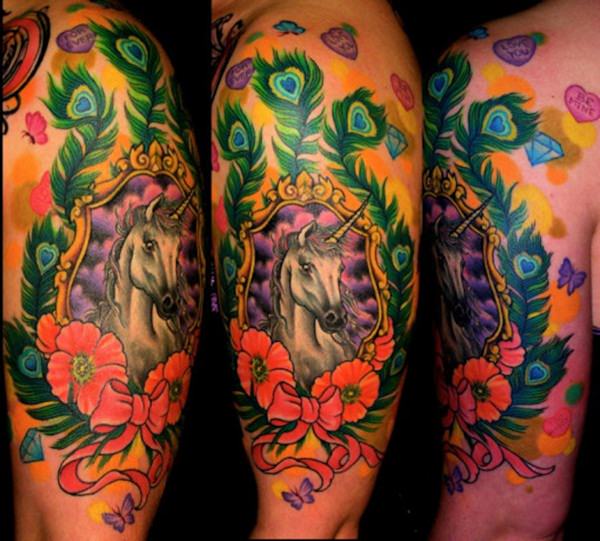 tatuaje unicornio 122