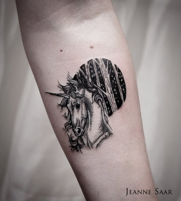 tatuaje unicornio 130