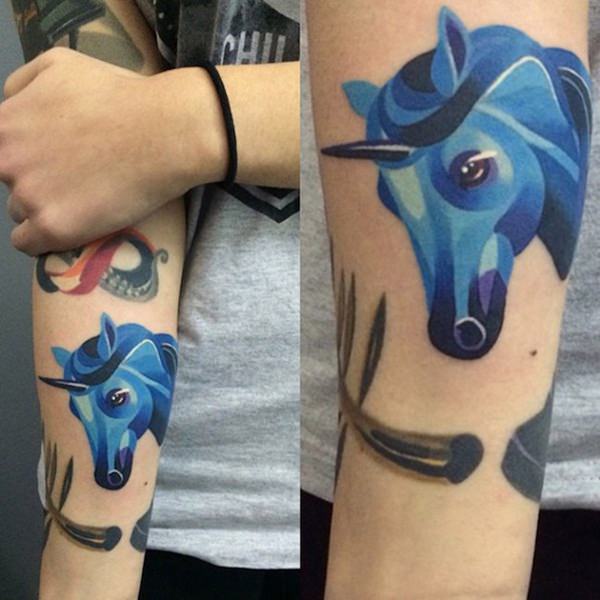 tatuaje unicornio 18